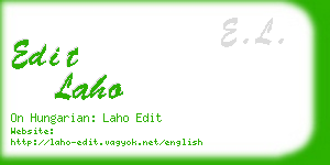 edit laho business card